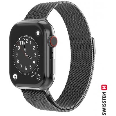 SWISSTEN ŘEMÍNEK PRO APPLE WATCH MILÁNSKÝ TAH 38/40/41 mm ČERNÝ 46000201 – Hledejceny.cz
