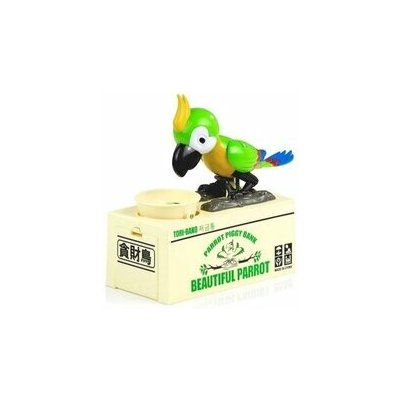 CoolCeny Pokladnička na mince Hladový papoušek Zelená – Sleviste.cz