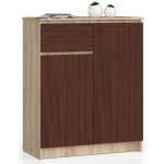 Ak furniture Kiara 80 cm 2 skříňky a 1 šuplík – Sleviste.cz