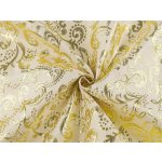 Dekorační lurexová látka, střední, 3 (110 g/m²) zlatá sv. – Zboží Mobilmania
