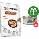 Ontario Cat Sterilised 2 kg – Sleviste.cz