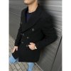 Pánský kabát Massaro kabát dvouřadý pánský 40301-1 černá