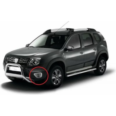 Rámečky mlhovek Dacia Duster I - stříbrné matné | Zboží Auto