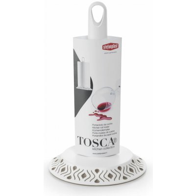 STEFANPLAST Držák na kuchyňské utěrky Tosca, bílý/světle šedý – Zboží Živě