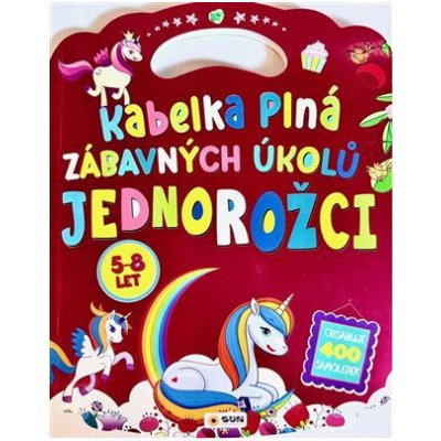 Kabelka plná zábavných úkolů jednorožci 400 samolepek – Hledejceny.cz