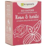 laSaponaria BIO mýdlo Růže a bambucké máslo 100 g – Sleviste.cz