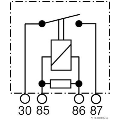 HERTH+BUSS ELPARTS relé, palivové čerpadlo 75614614