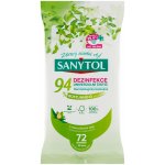 Sanytol 94% rostlinného původu dezinfekční univerzální čisticí utěrky 72 ks – Hledejceny.cz