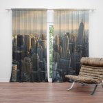 Sablio Závěs New York Skyline: 2ks 140x250cm – Hledejceny.cz