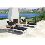 Higold Zahradní sestava York Sunlounge Set White/Black Olefin – Hledejceny.cz