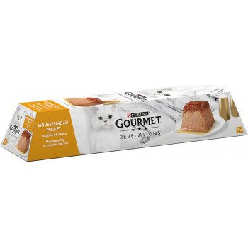 Gourmet Revelations Mousse pro kočky kuřecí 4 x 57 g