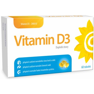 Pamex Vitamin D3 2000IU 60 tobolek – Hledejceny.cz