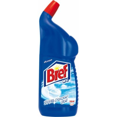 Bref WC gel 100% Power Ocean Jumbo 750 ml – Zbozi.Blesk.cz