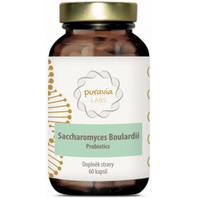 Puravia LABS Probiotika Saccharomyces boulardii, 60 kapslí – Zboží Mobilmania