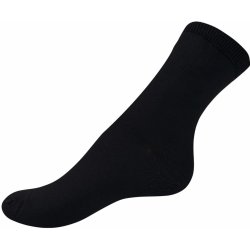 VšeProBoty ponožky BAVLNĚNÉ S IONTY STŘÍBRA černé