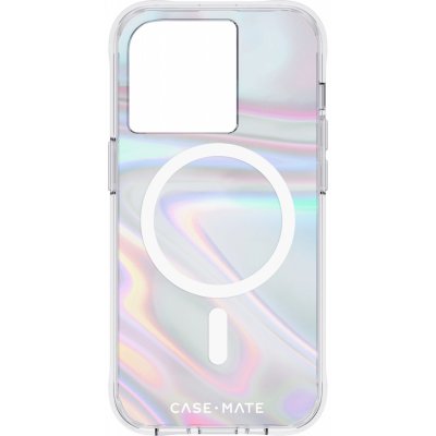 Pouzdro Case Mate iPhone 14 Pro Soap Bubble Iridescent MagSafe