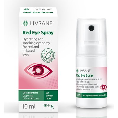 Livsane Oční sprej Červené a podrážděné oči 10 ml – Hledejceny.cz