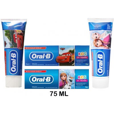 Oral-B dětská CARS FROZEN krab. ORBTPCH89095 75 ml – Hledejceny.cz