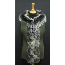 Splus dámská kožešinová vesta s kapucí ze španělské ovčiny VE27 zelená