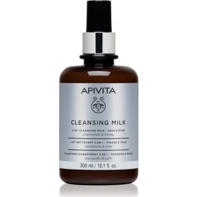 Apivita Cleansing Milk Face & Eyes čisticí mléko 3 v 1 na obličej a oči 300 ml – Hledejceny.cz