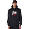 Pánská mikina s potiskem New Era Newspaper Graphic Hoodie NBA Chicago Bulls Black/Faded Red