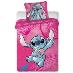 Faro Povlečení do postýlky Lilo and Stitch pink 100 x 135 cm 40 x 60 cm – Sleviste.cz