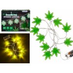 Girlanda svítící řetez listy konopí 210cm – Hledejceny.cz