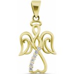 Leru Zlatý přívěsek anděl 546 – Sleviste.cz