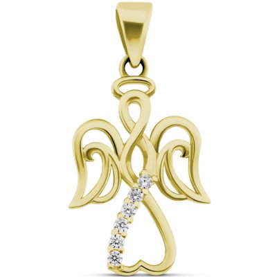 Leru Zlatý přívěsek anděl 546 – Sleviste.cz