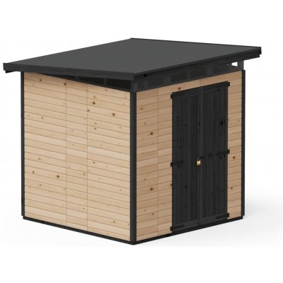 Upyard Strongbox XL vč. základů 203 x 203 cm hnědá – Hledejceny.cz
