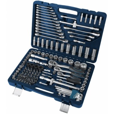 RAXX Gola sada Cr-V ocel 1/4" 3/8" a 1/2" 160 dílů 1286872 – Zboží Dáma