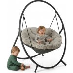 Garden Line Závěsné houpací křeslo RAMINA béžové – Zboží Mobilmania