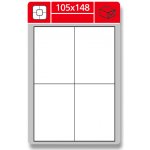 Gloss EPGW105148A4 samolepicí etikety 105 x 148 mm 400 etiket bílá – Hledejceny.cz