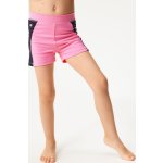 Unuo s UV ochranou 50+ dětské plavky Růžová Květiny – Zboží Dáma