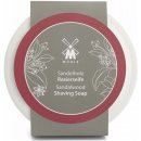 Mühle Sandalwood mýdlo na holení v porcelánové misce 65 g