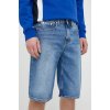 Pánské kraťasy a šortky Calvin Klein Jeans džínové šortky pánské J30J322778.PPYX modrá