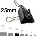 Klip Binder spona 25mm [12ks] – Zboží Dáma