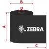 Barvící pásky Zebra ZipShip 3200, 110mm x 300m, TTR, vosk/pryskyřice 03200BK11030