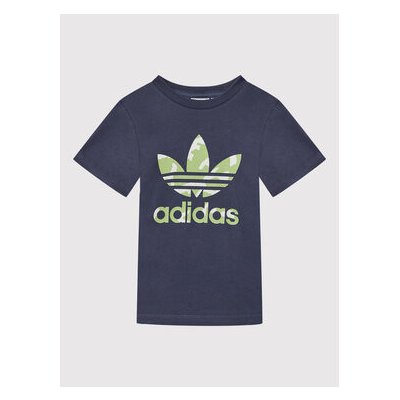 adidas sada T-shirt a šortky Camo HE6928 tmavomodrá