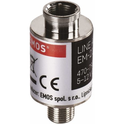 EMOS J5710 Zesilovač signálu DVB-T/T2 30dB – Zboží Mobilmania