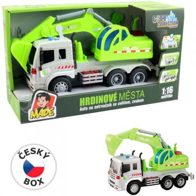 City Collection Auto bagr na setrvačník se světlem a zvukem – Zboží Dáma