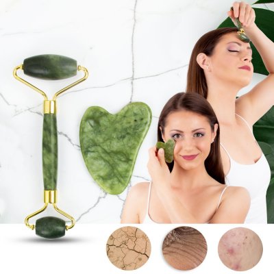 Insportline Face roller a Gua Sha Siarto Set – Zbozi.Blesk.cz