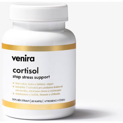 Venira cortisol stop stress support 60 kapslí – Hledejceny.cz