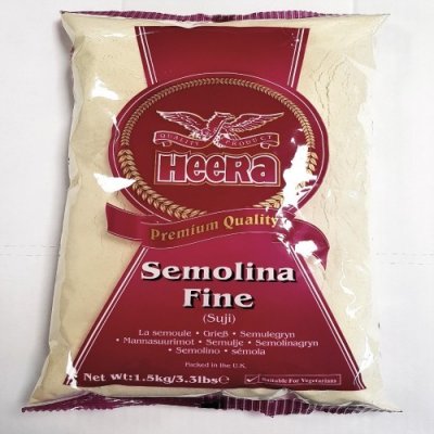 Heera mouka semolinová hladká fine semolina 375 g – Zboží Dáma