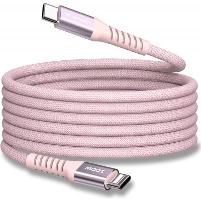 Verbatim 31857 USB, USB C samec - USB C samec, 100W, 1.2m, růžový – Sleviste.cz