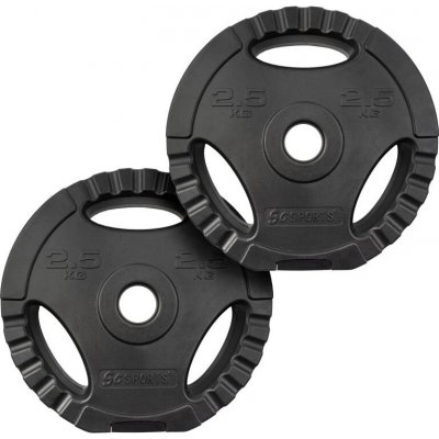SCSports kotouče s úchyty plast s cementovou výplní 2,5 kg 30/31 mm 2 ks – Hledejceny.cz