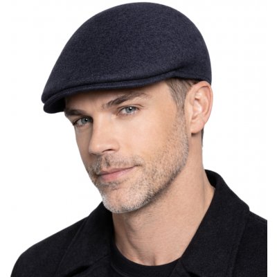 Kangol Wool 507 pánská zimní vlněná bekovka tmavě modrá – Hledejceny.cz