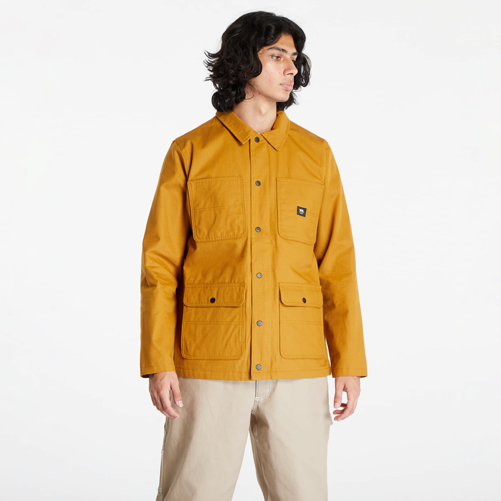 Vans Mn Drill Chore Coat Lined Golden Brown