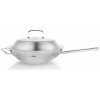 Pánev Fissler Wok s kovovou poklicí Profi collection nerez 30 cm