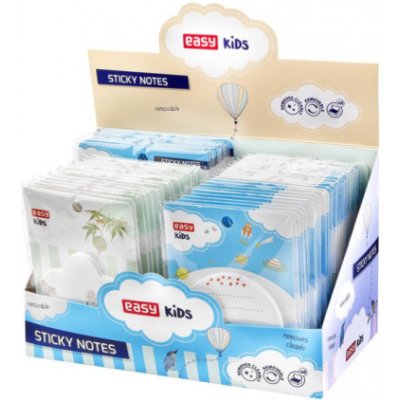 Easy Samolepící bloček - mix vzorů, 1ks - dětský motiv, modrá-bílá S927974 – Hledejceny.cz
